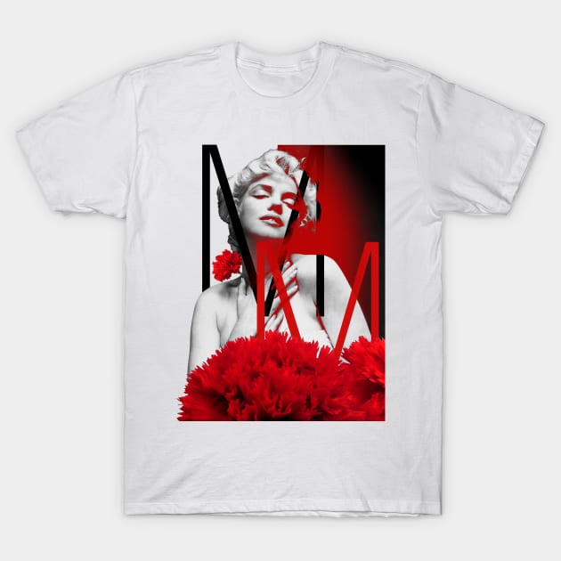 Red marilyn monroe shirt hotsell
